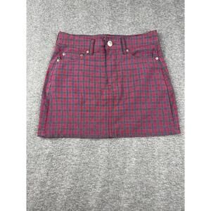 American Eagle Outfitters Plaid Mini‎ Skirt Size 2